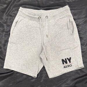 Aeropostale Light Gray Athletic Shorts